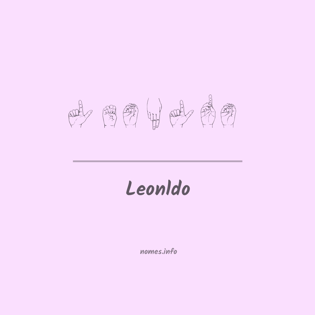 Leonldo em Libras
