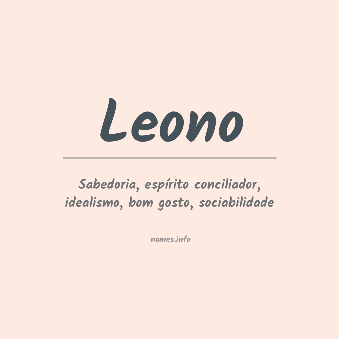 Significado do nome Leono