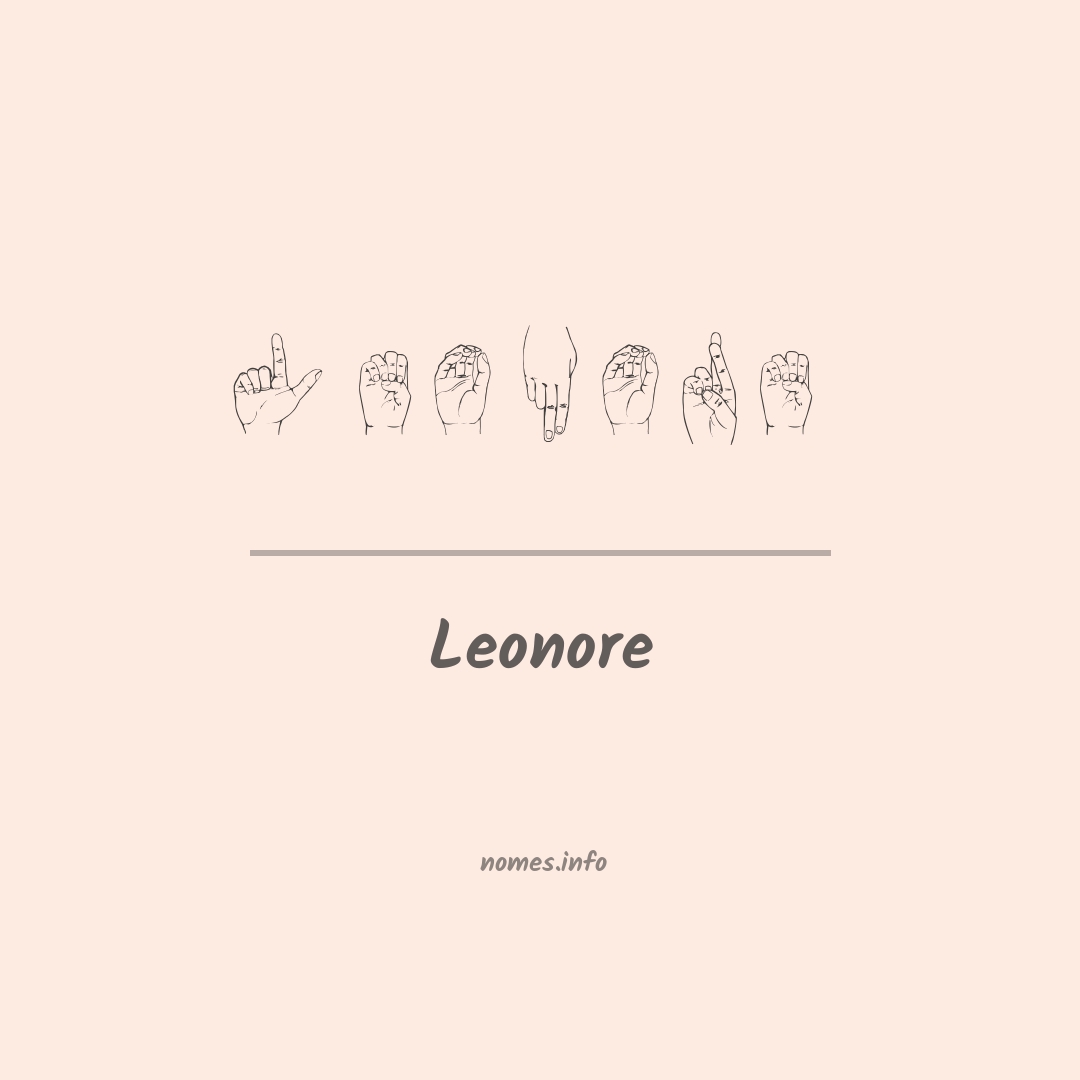 Leonore em Libras