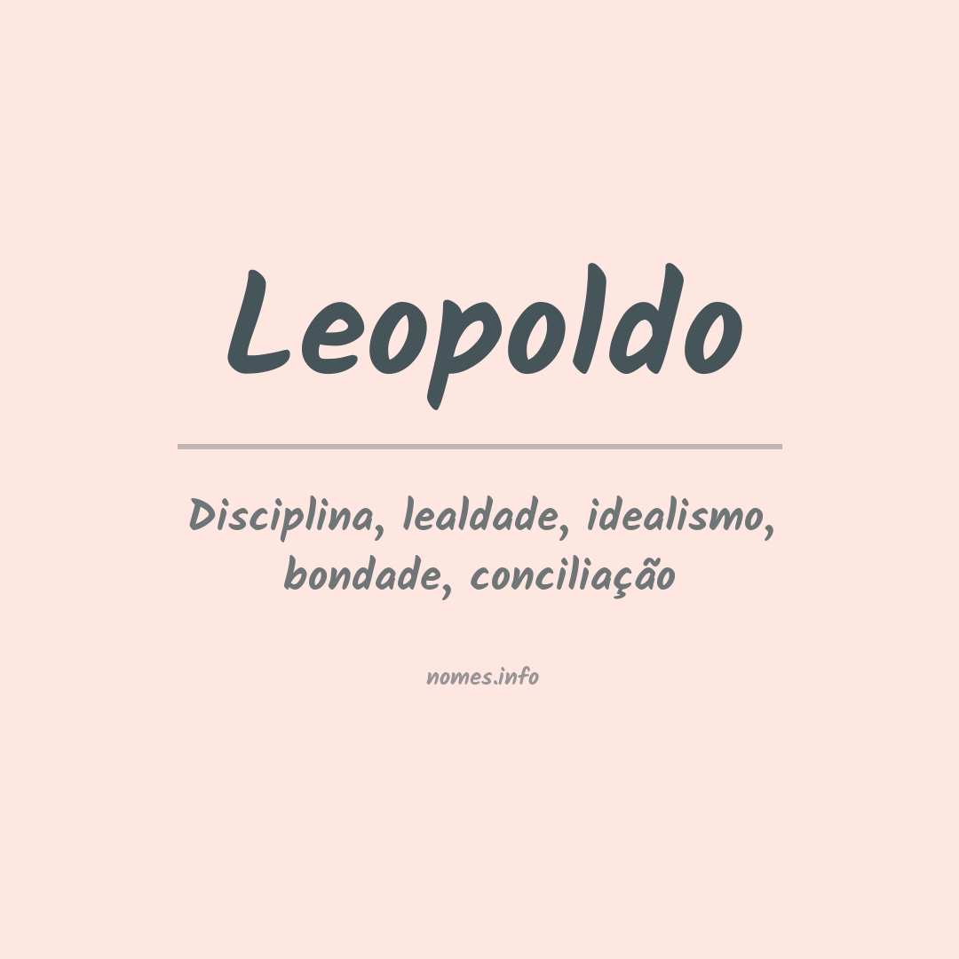 Significado do nome Leopoldo
