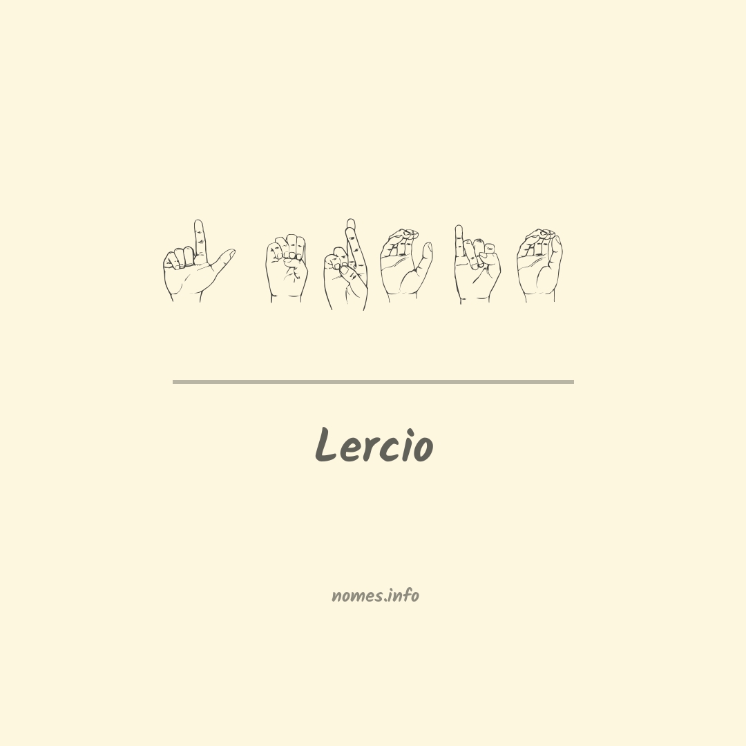 Lercio em Libras
