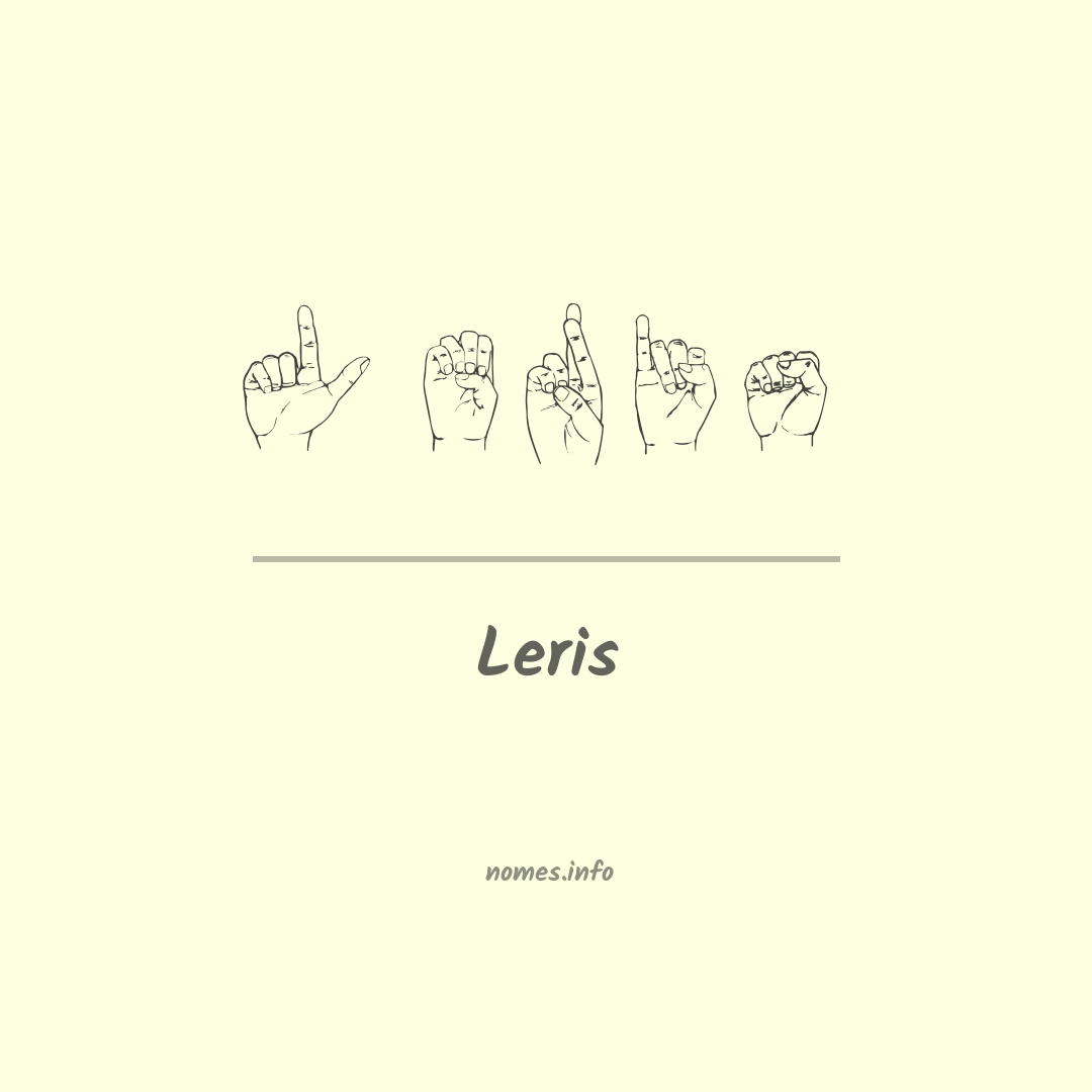 Leris em Libras
