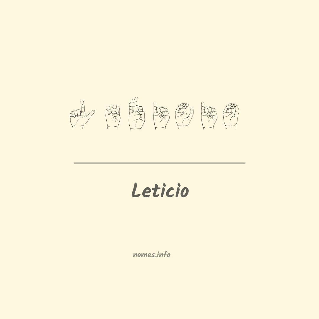 Leticio em Libras