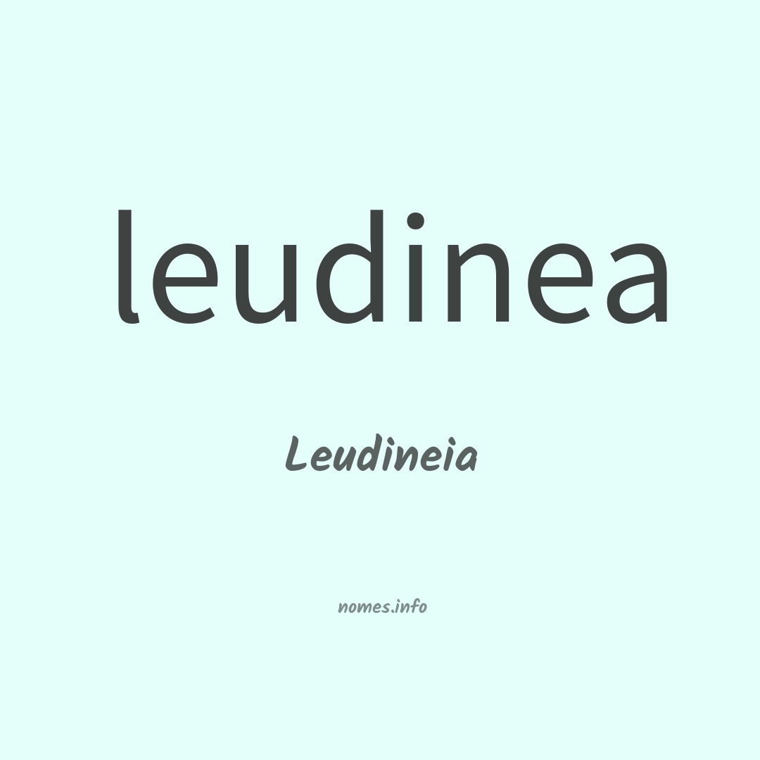 Leudineia em chinês