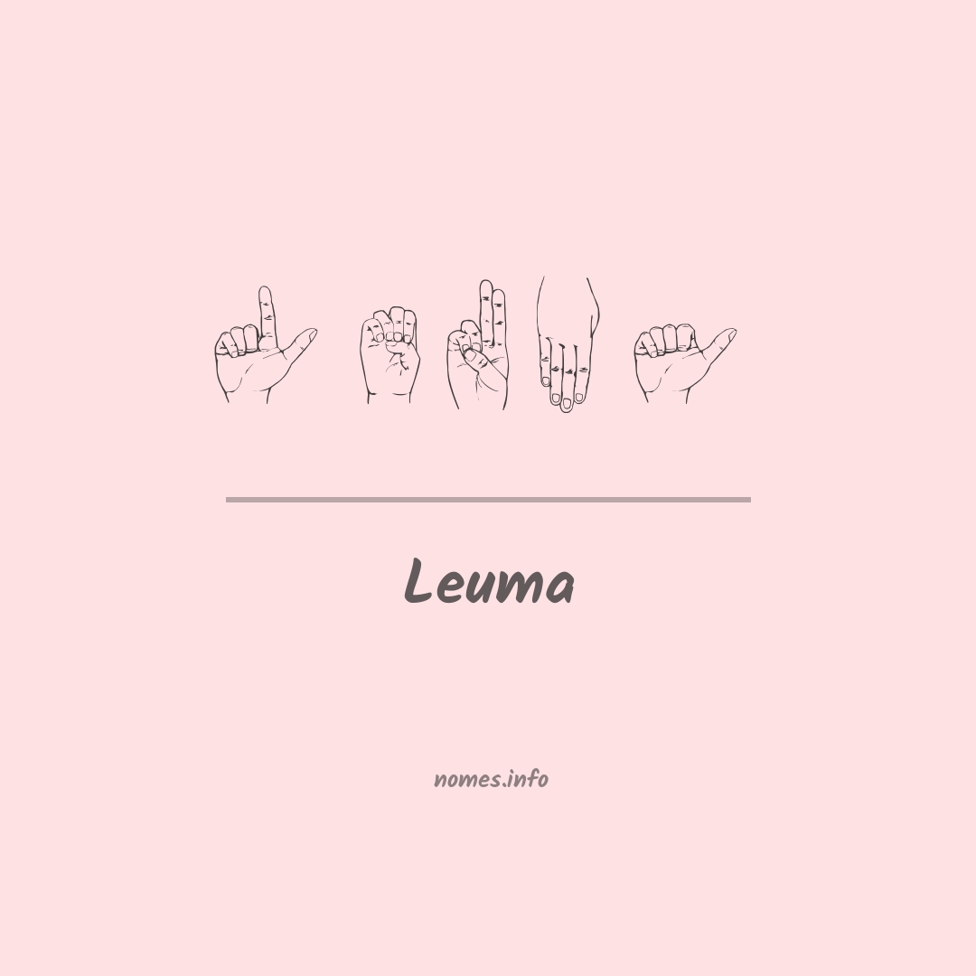 Leuma em Libras
