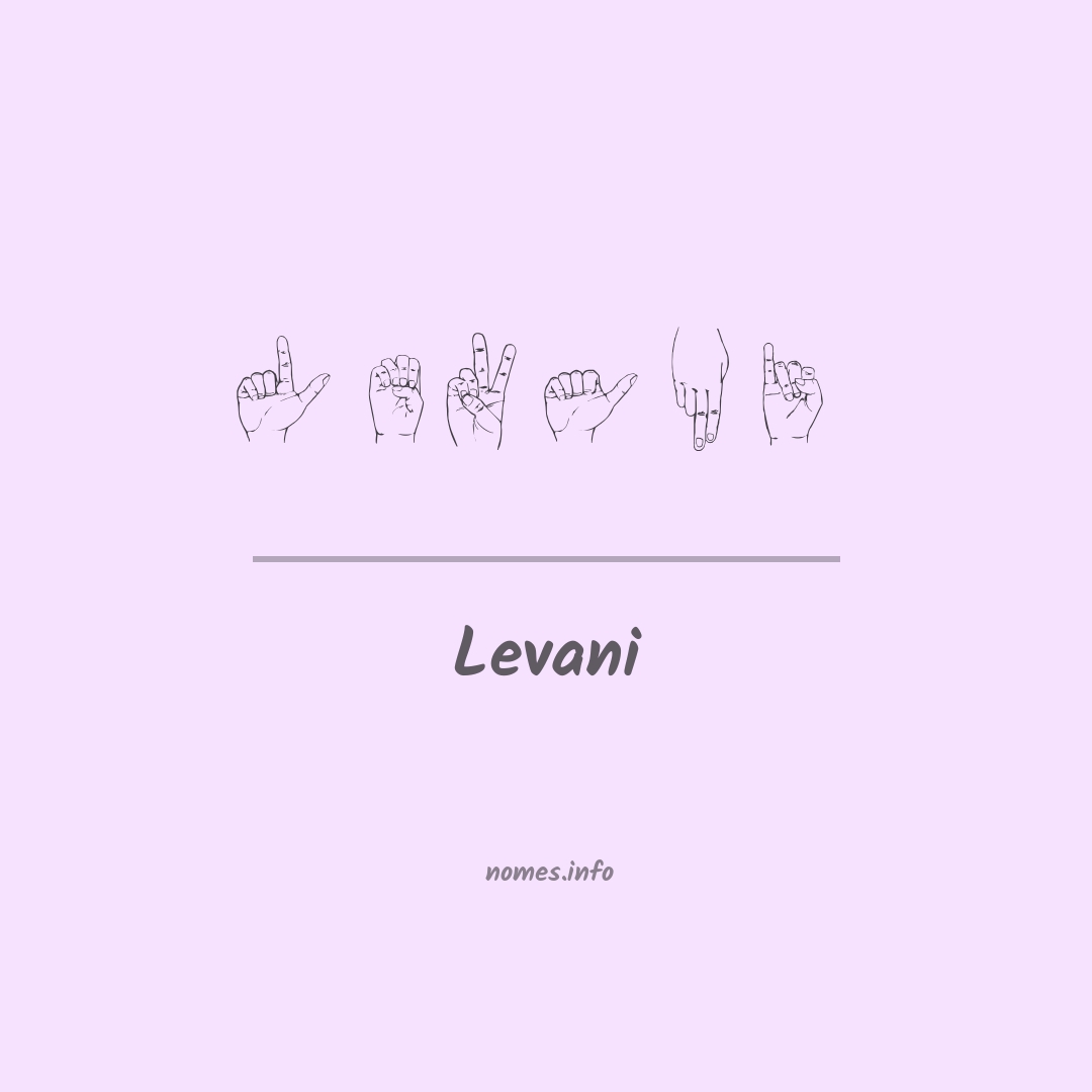 Levani em Libras