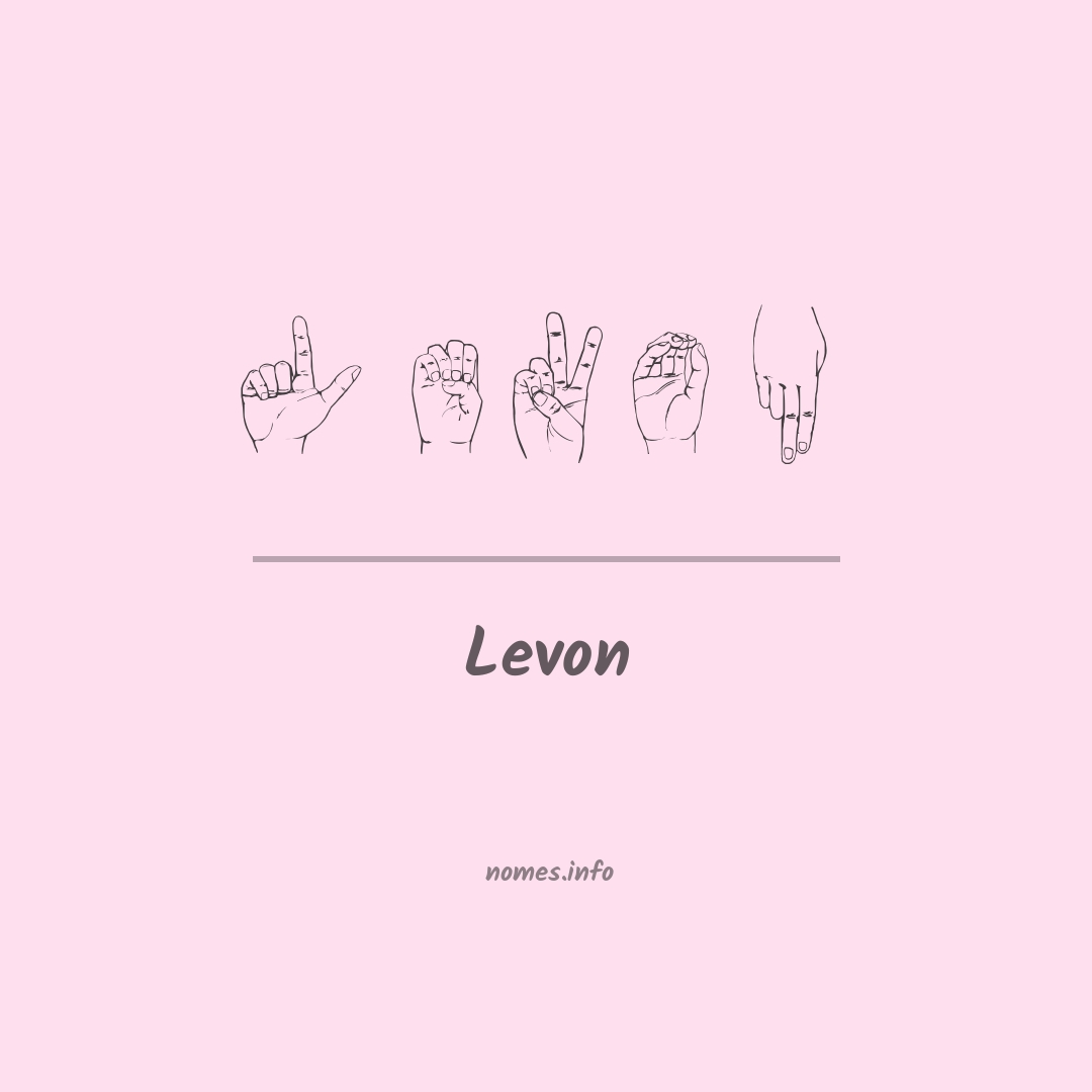 Levon em Libras