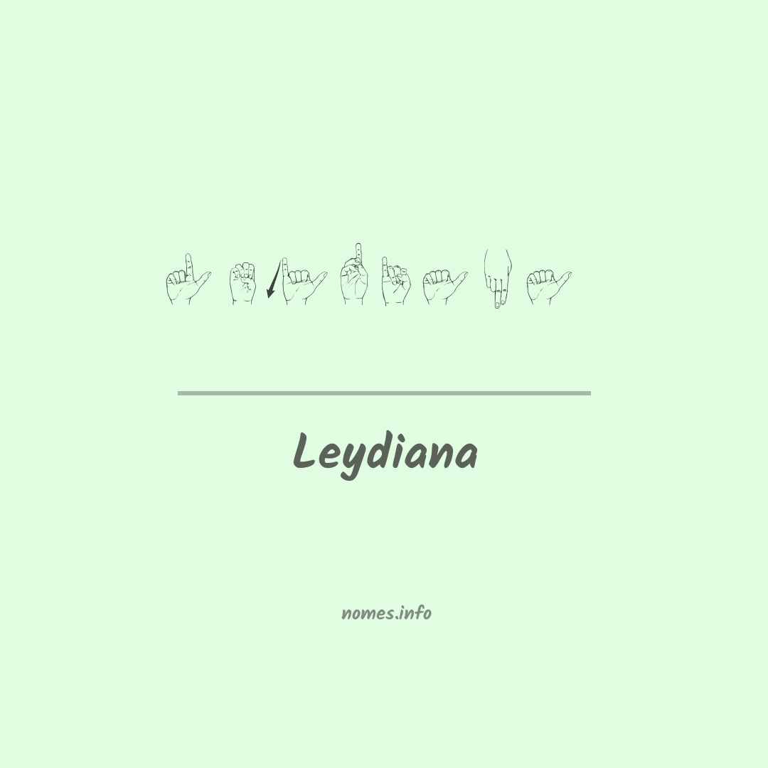 Leydiana em Libras