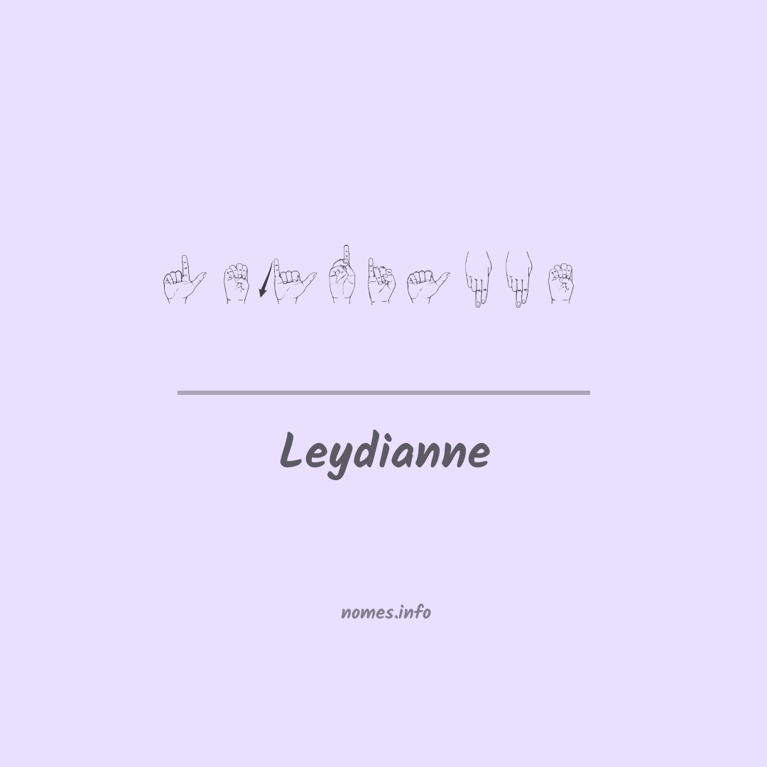 Leydianne em Libras