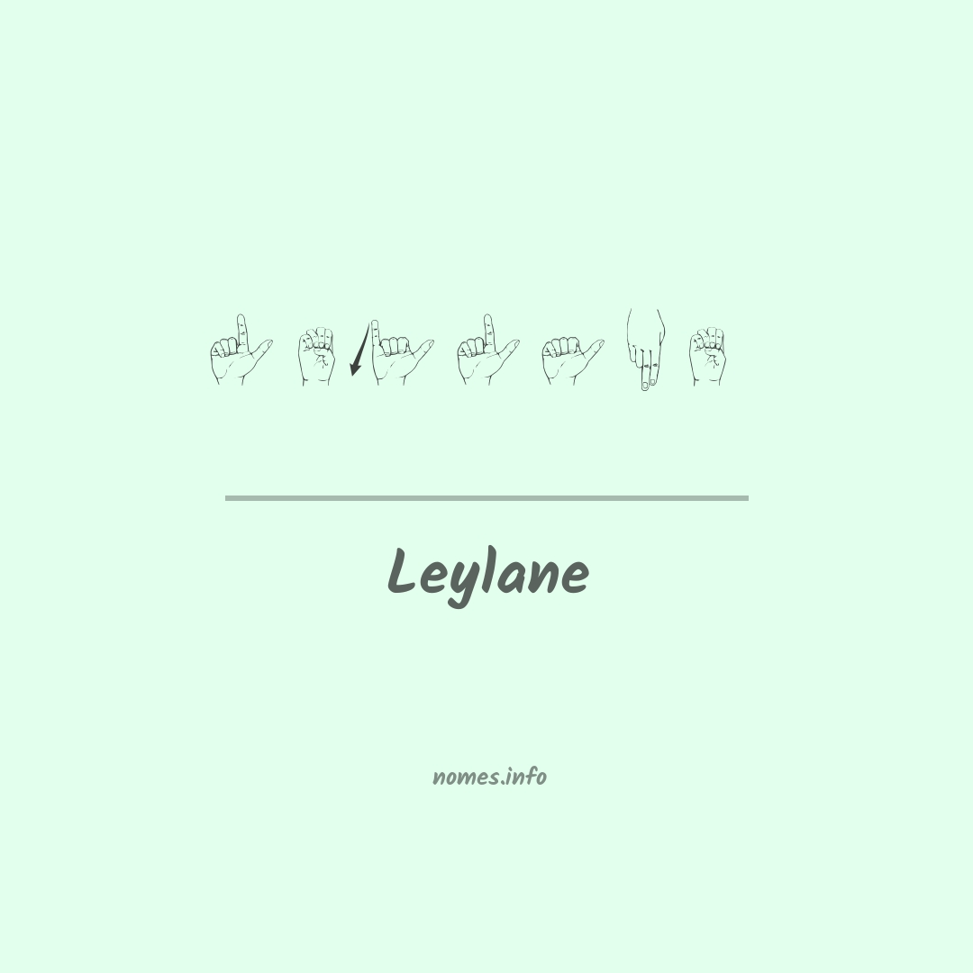 Leylane em Libras