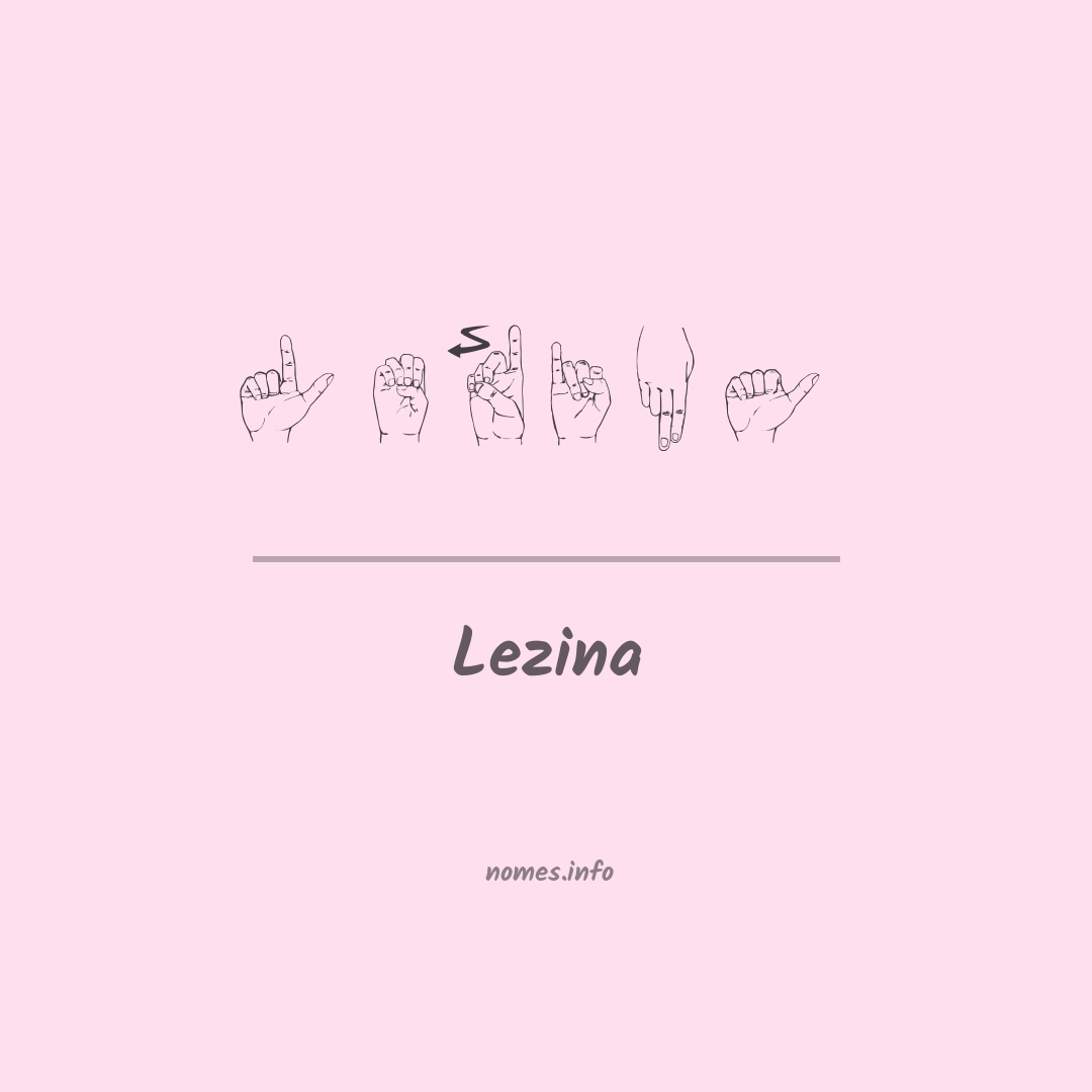 Lezina em Libras