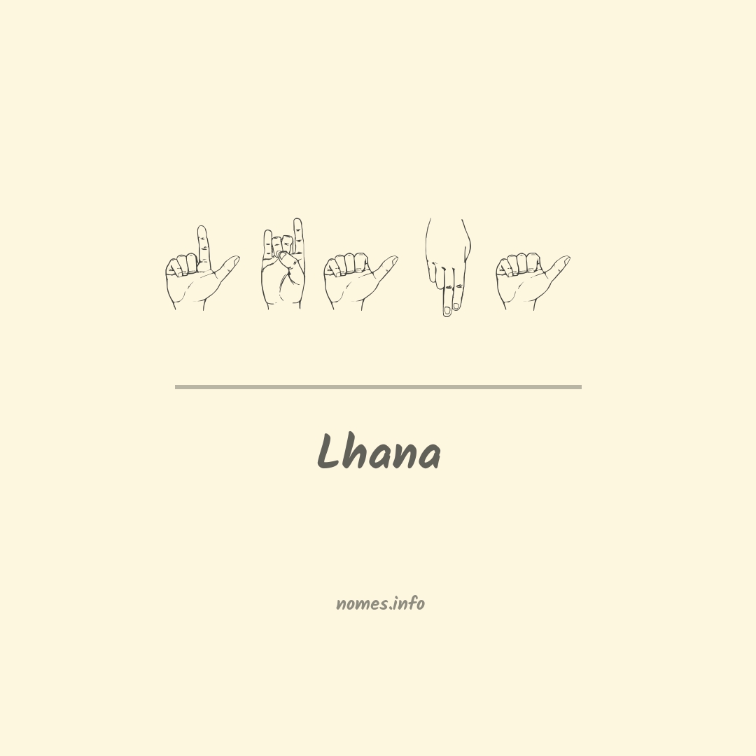 Lhana em Libras