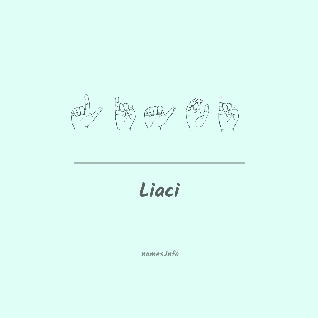 Liaci em Libras