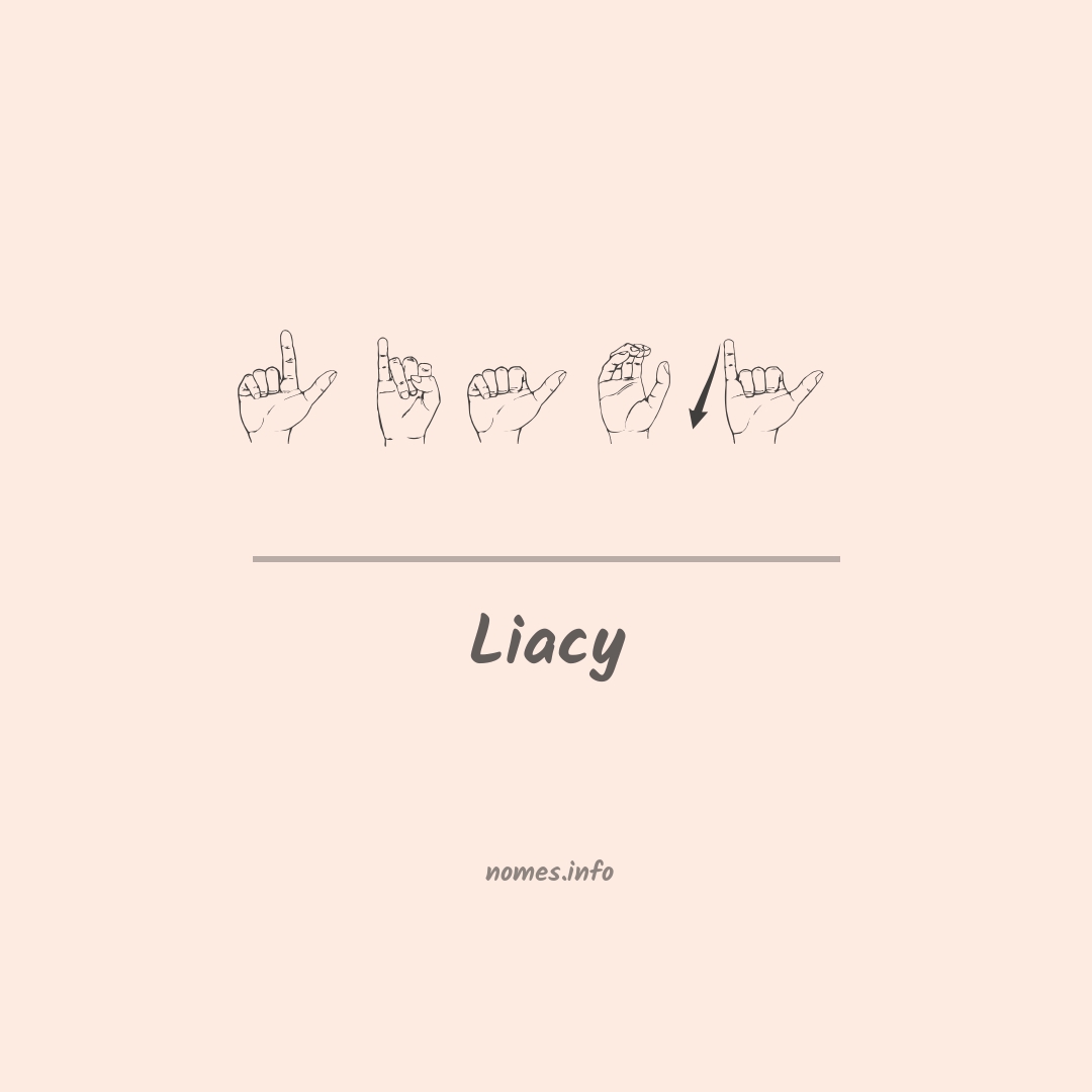 Liacy em Libras