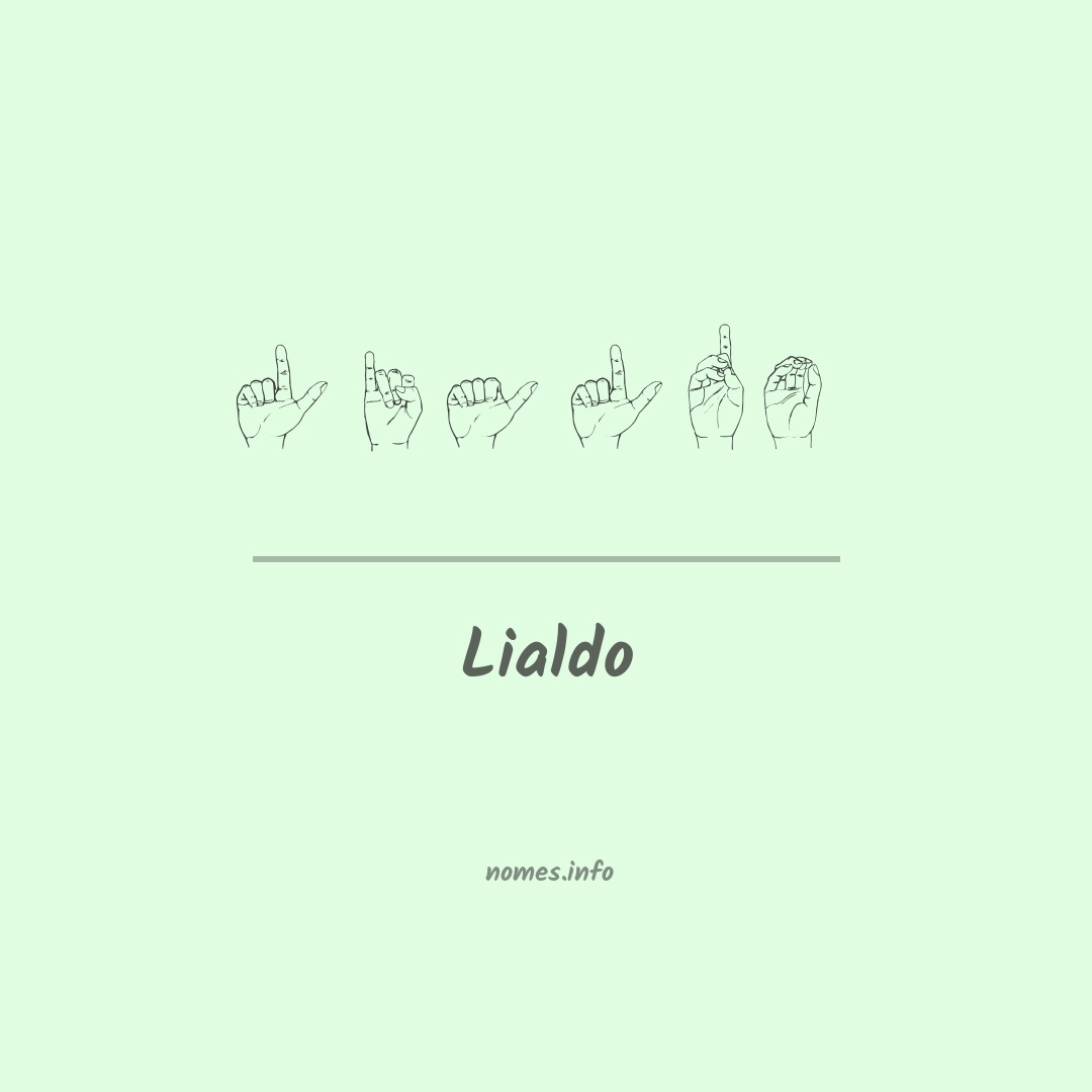 Lialdo em Libras