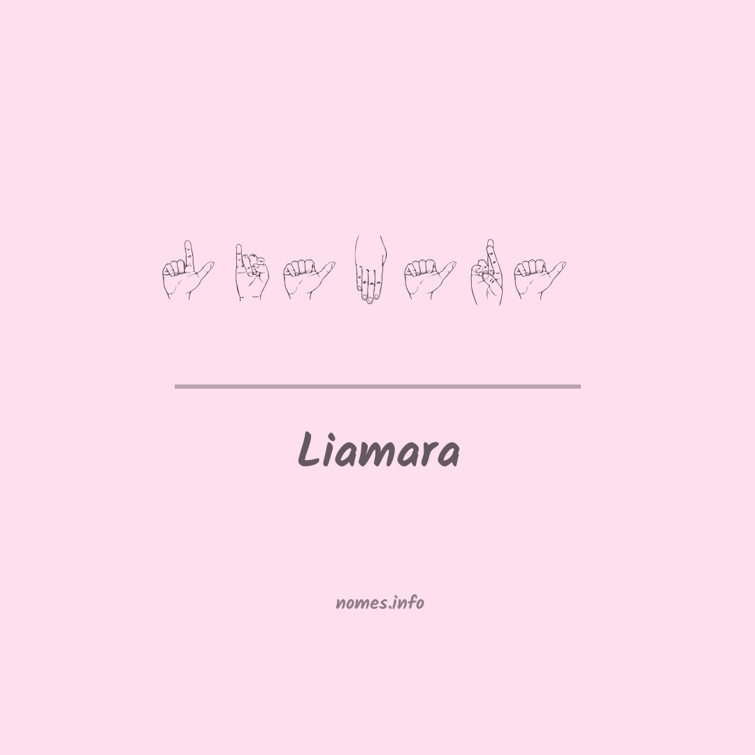 Liamara em Libras