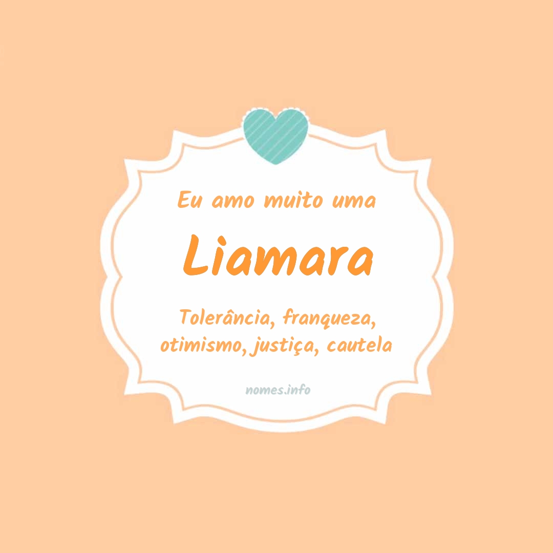 Eu amo muito Liamara