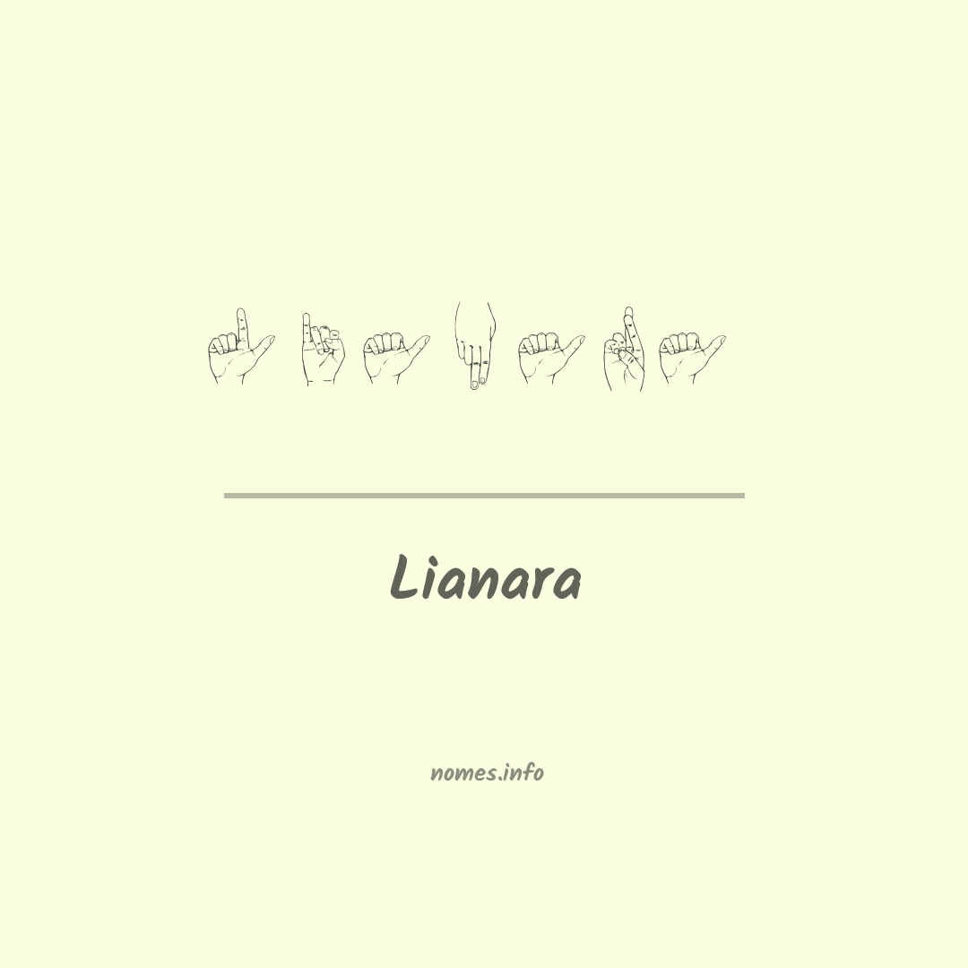 Lianara em Libras