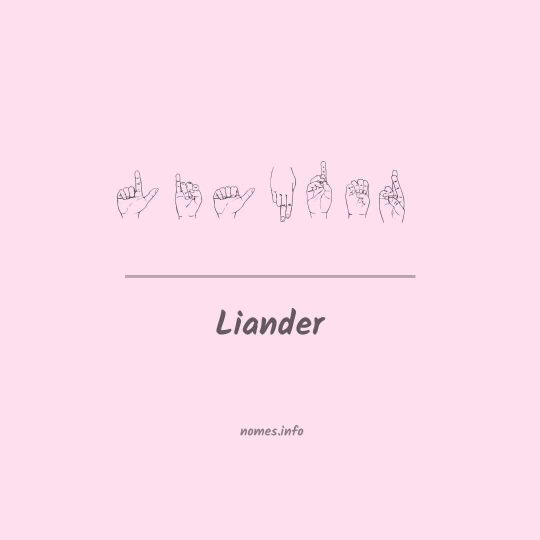 Liander em Libras