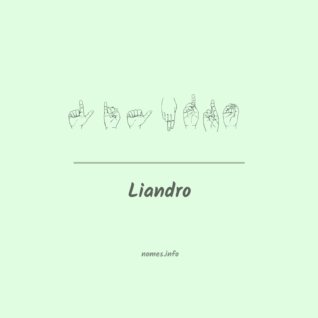 Liandro em Libras