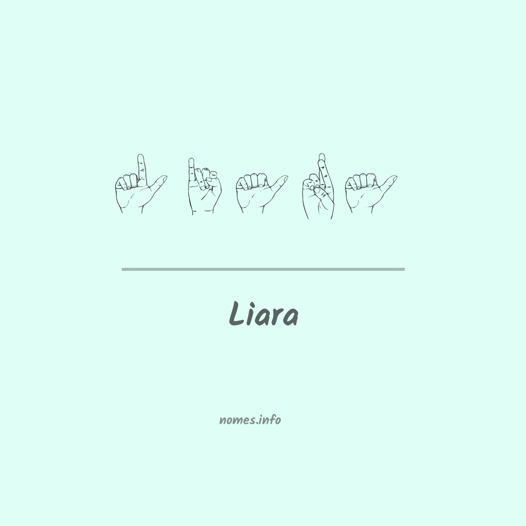 Liara em Libras