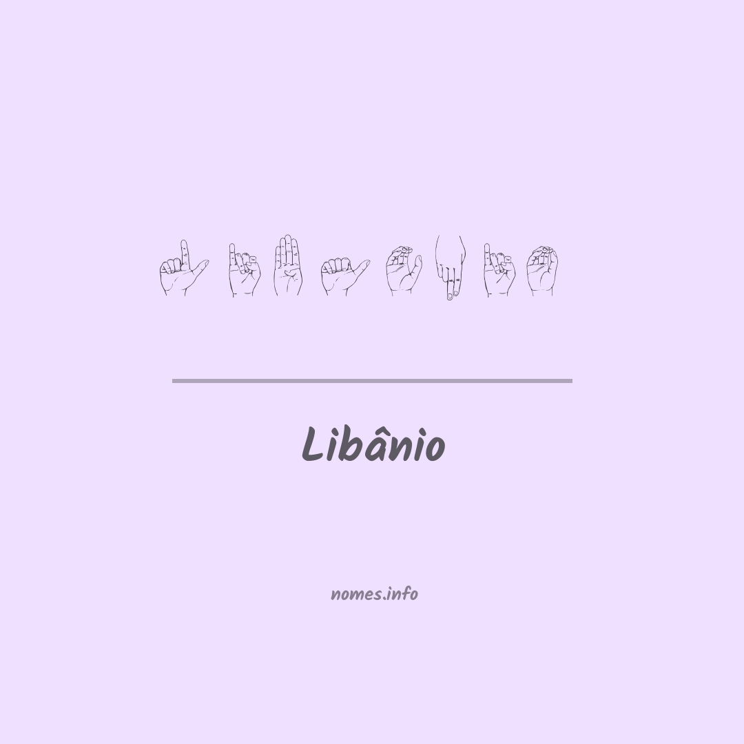 Libânio em Libras Libânio em Libras