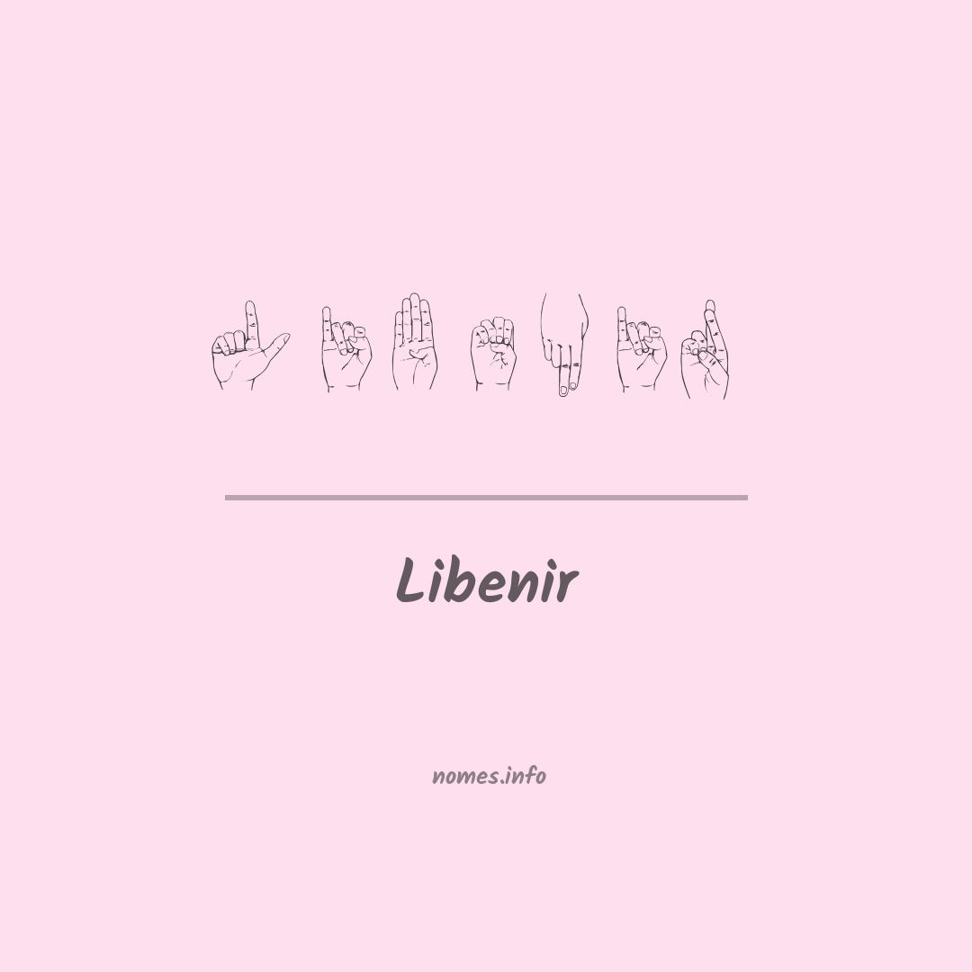 Libenir em Libras