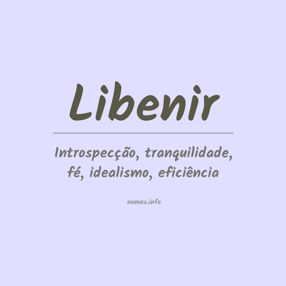 Significado do nome Libenir
