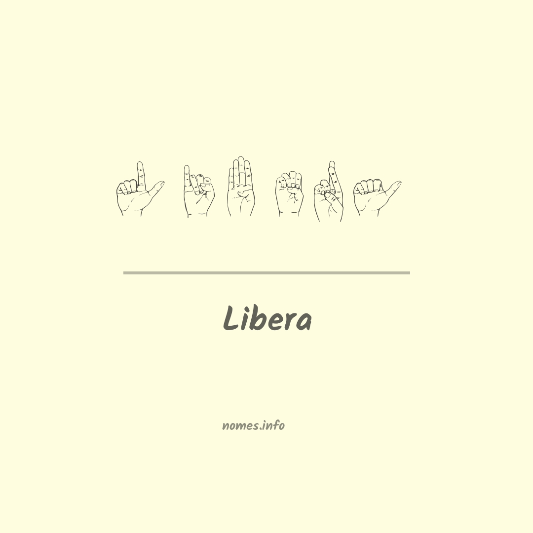 Libera em Libras