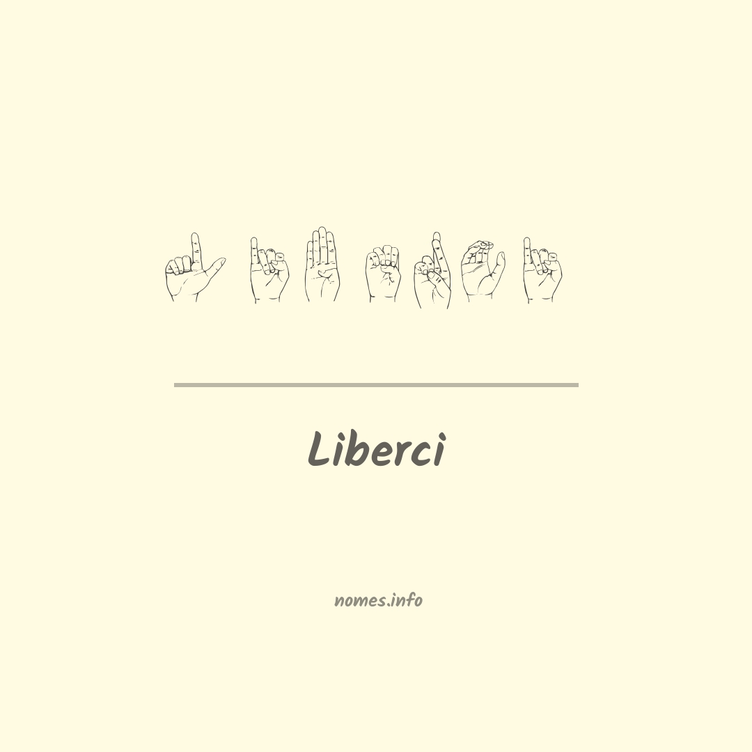 Liberci em Libras