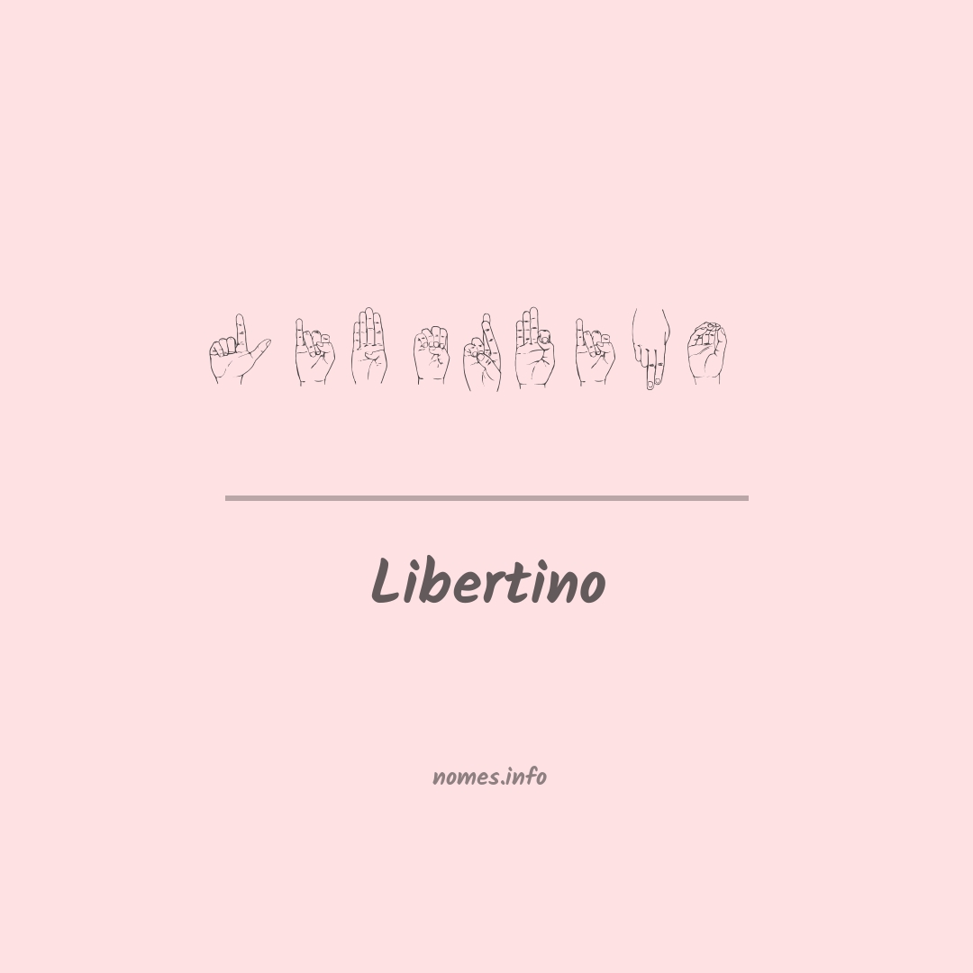 Libertino em Libras