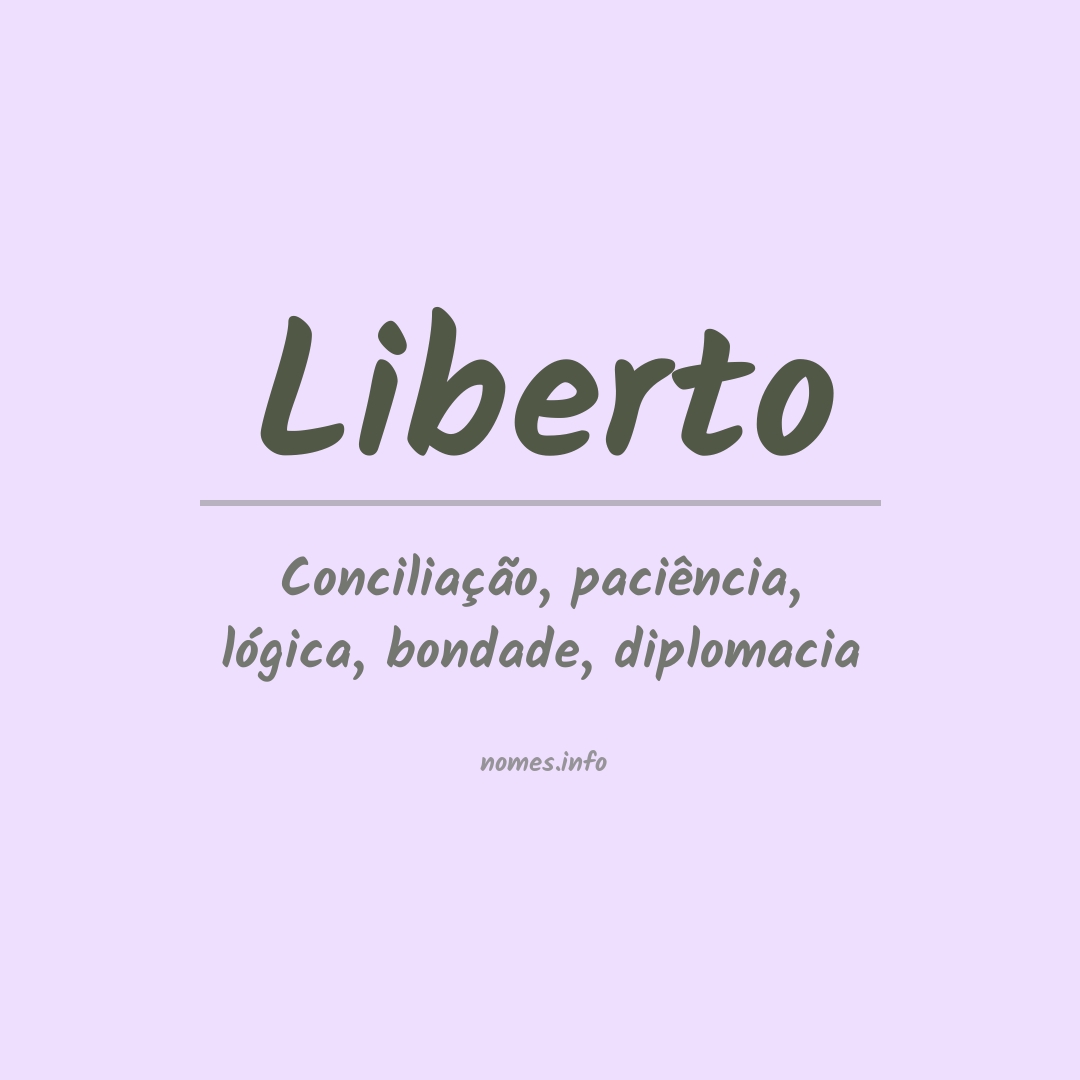 Significado do nome Liberto