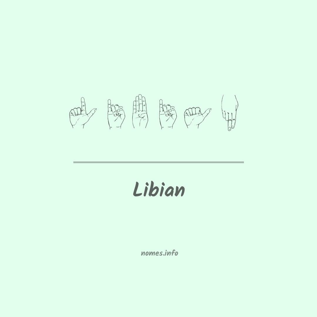 Libian em Libras