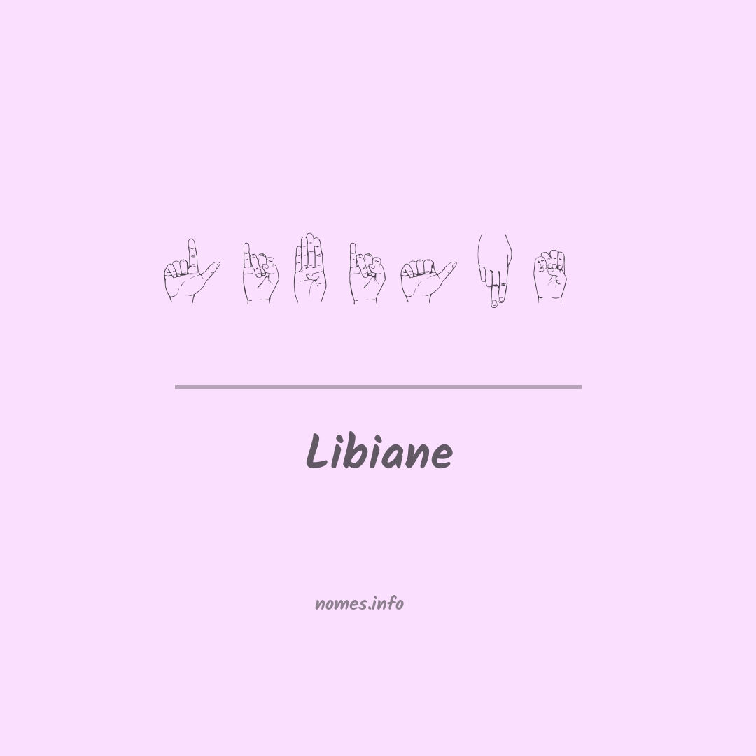 Libiane em Libras