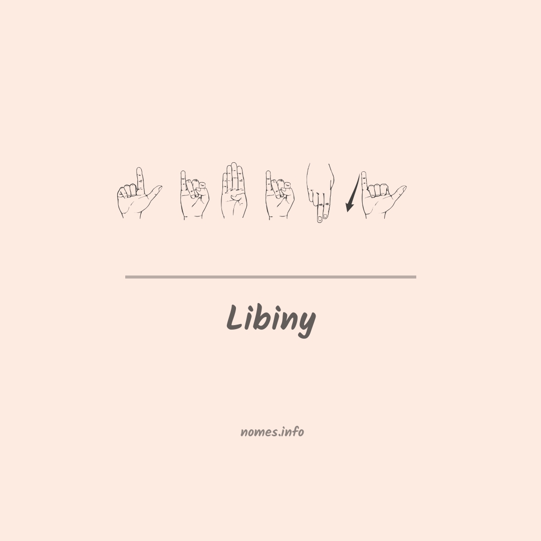 Libiny em Libras