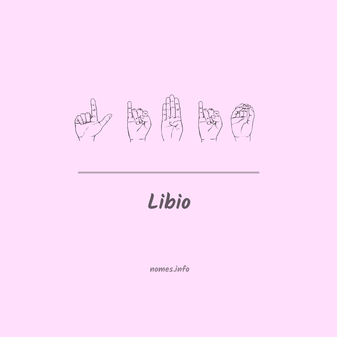 Libio em Libras