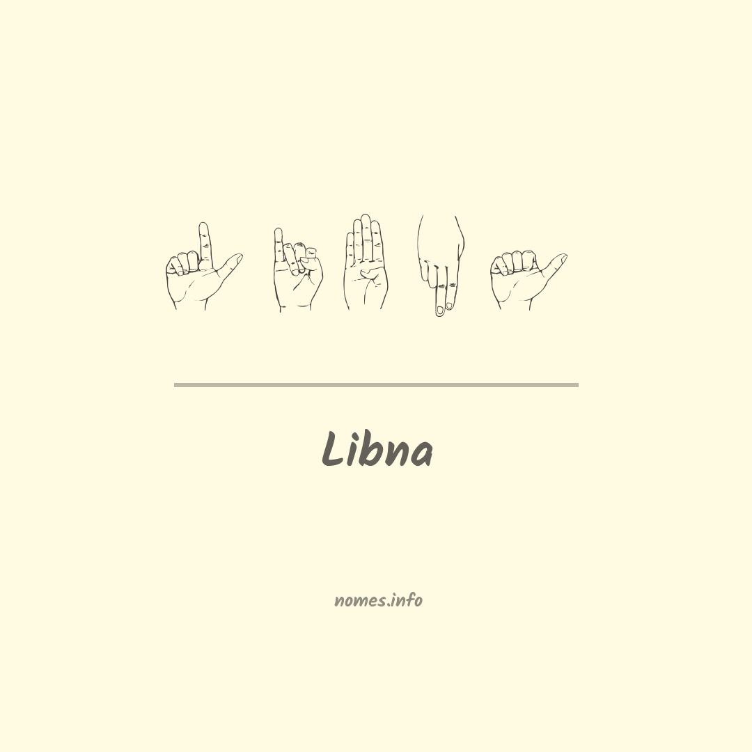 Libna em Libras