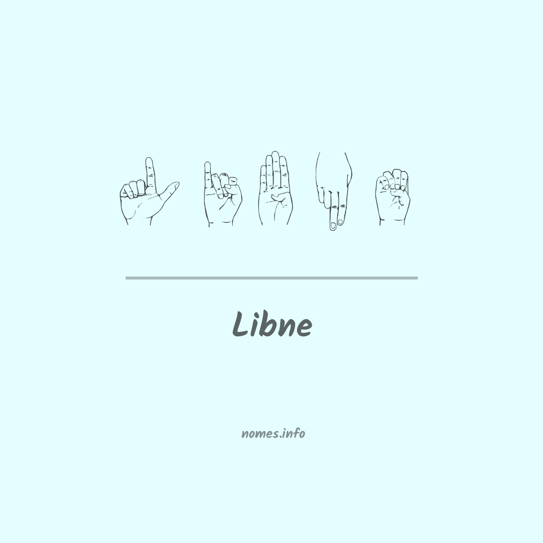 Libne em Libras