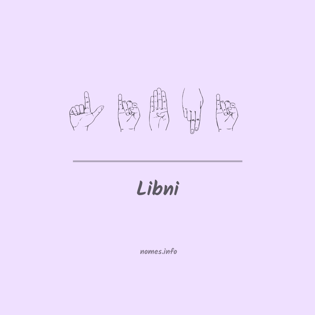 Libni em Libras