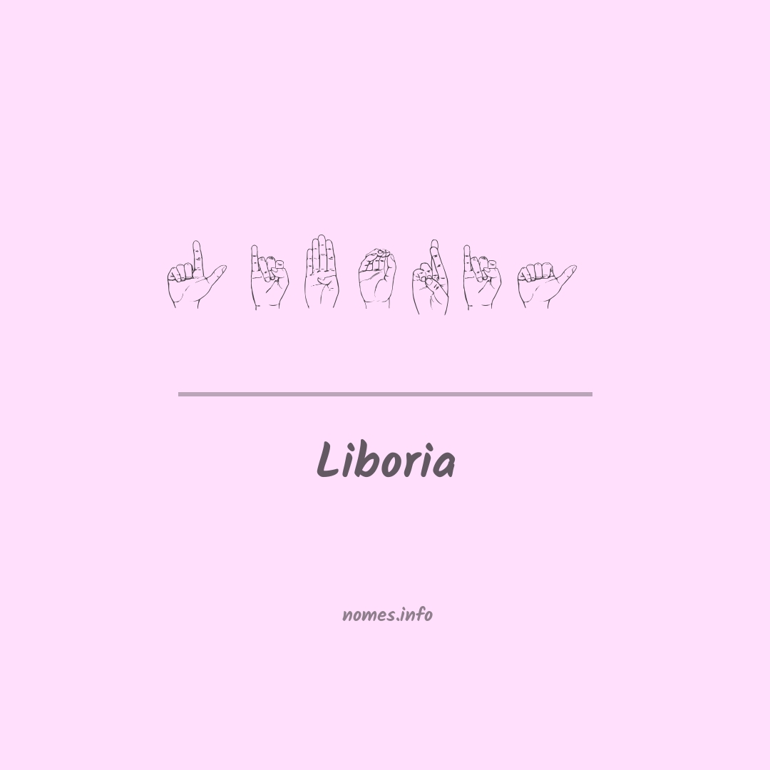 Liboria em Libras