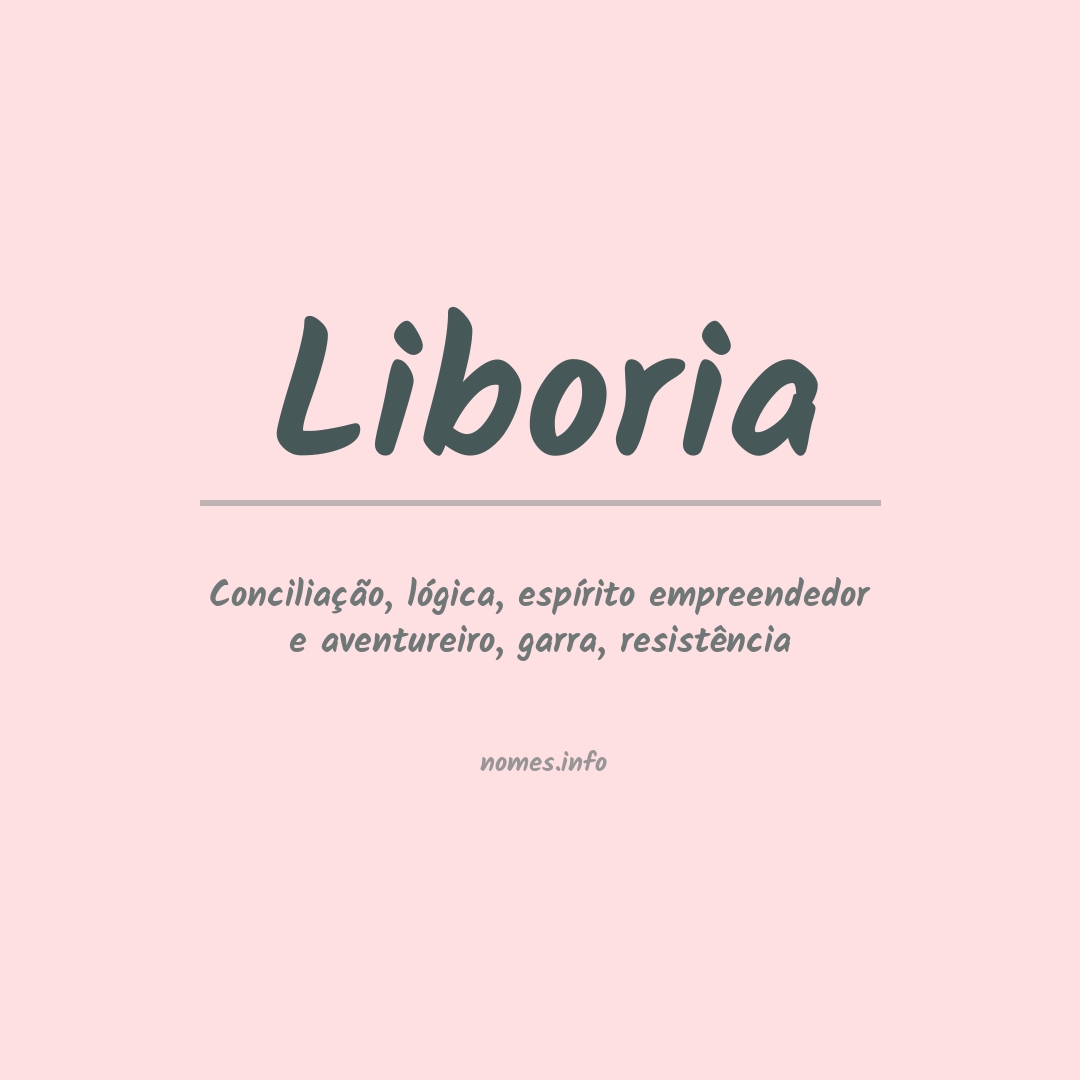 Significado do nome Liboria