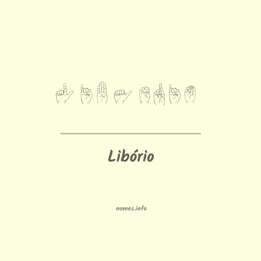 Libório em Libras