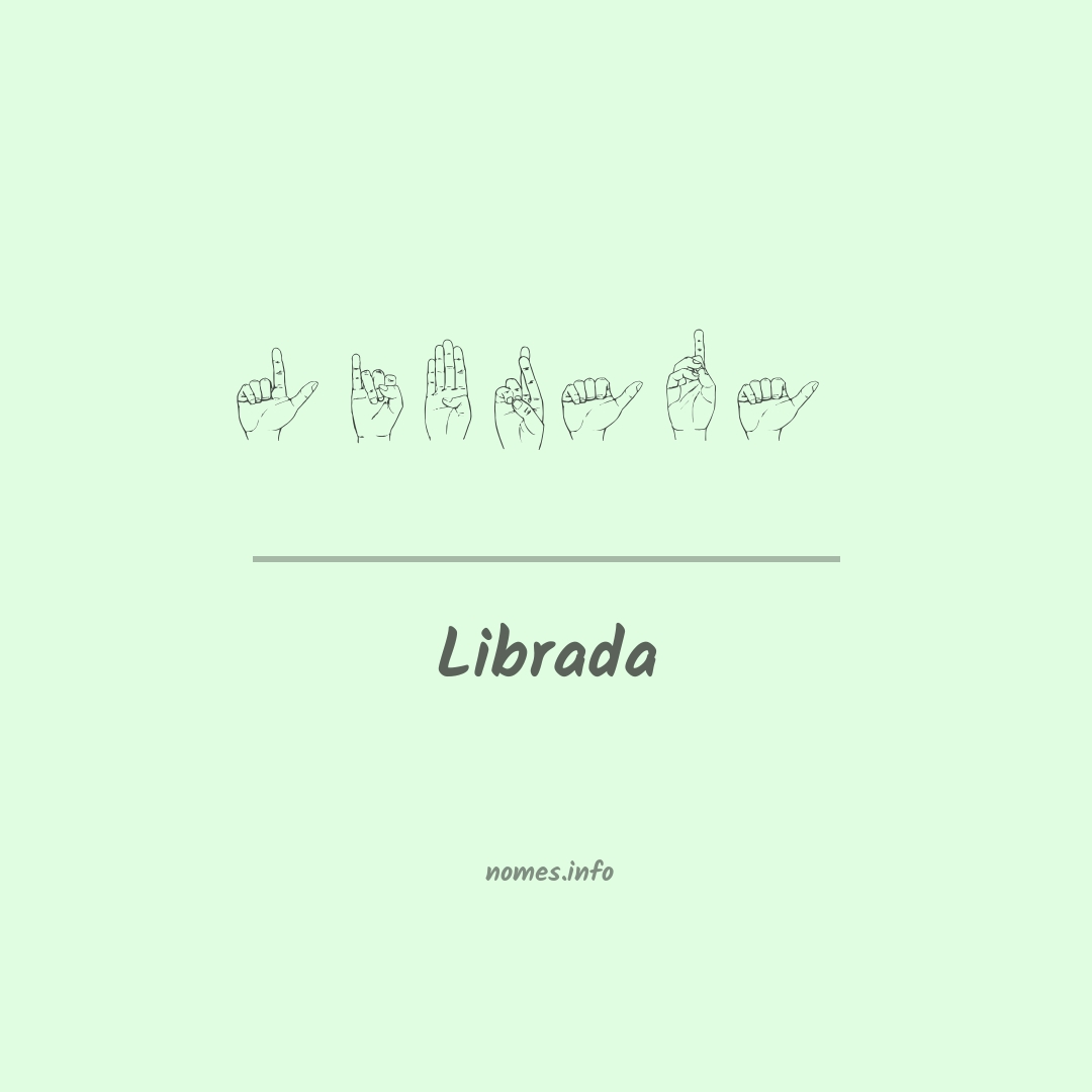 Librada em Libras