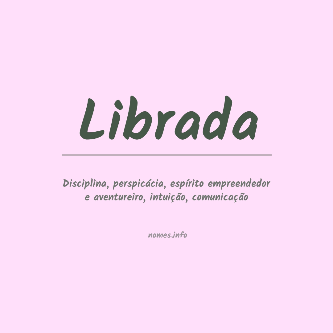 Significado do nome Librada