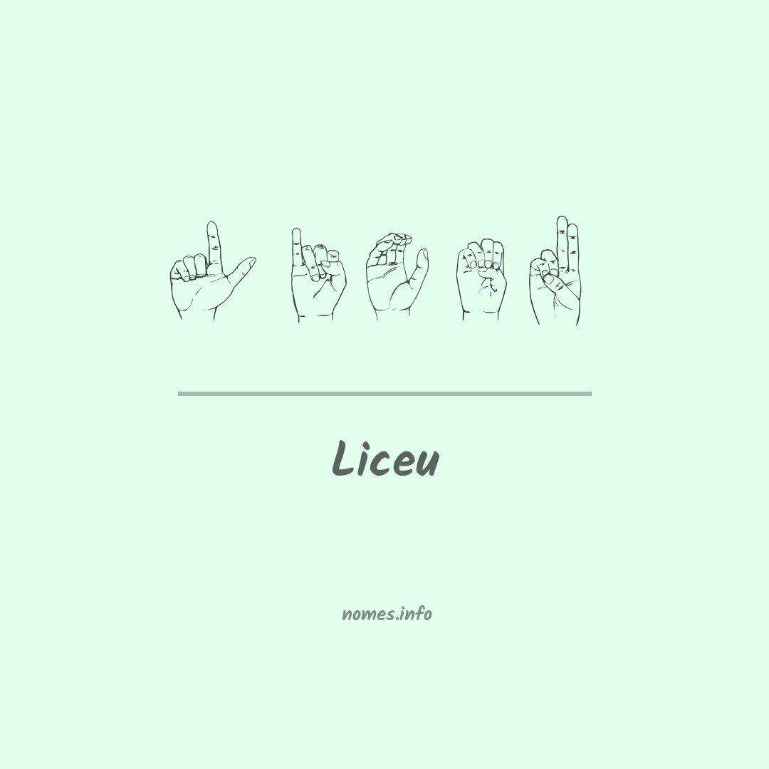 Liceu em Libras