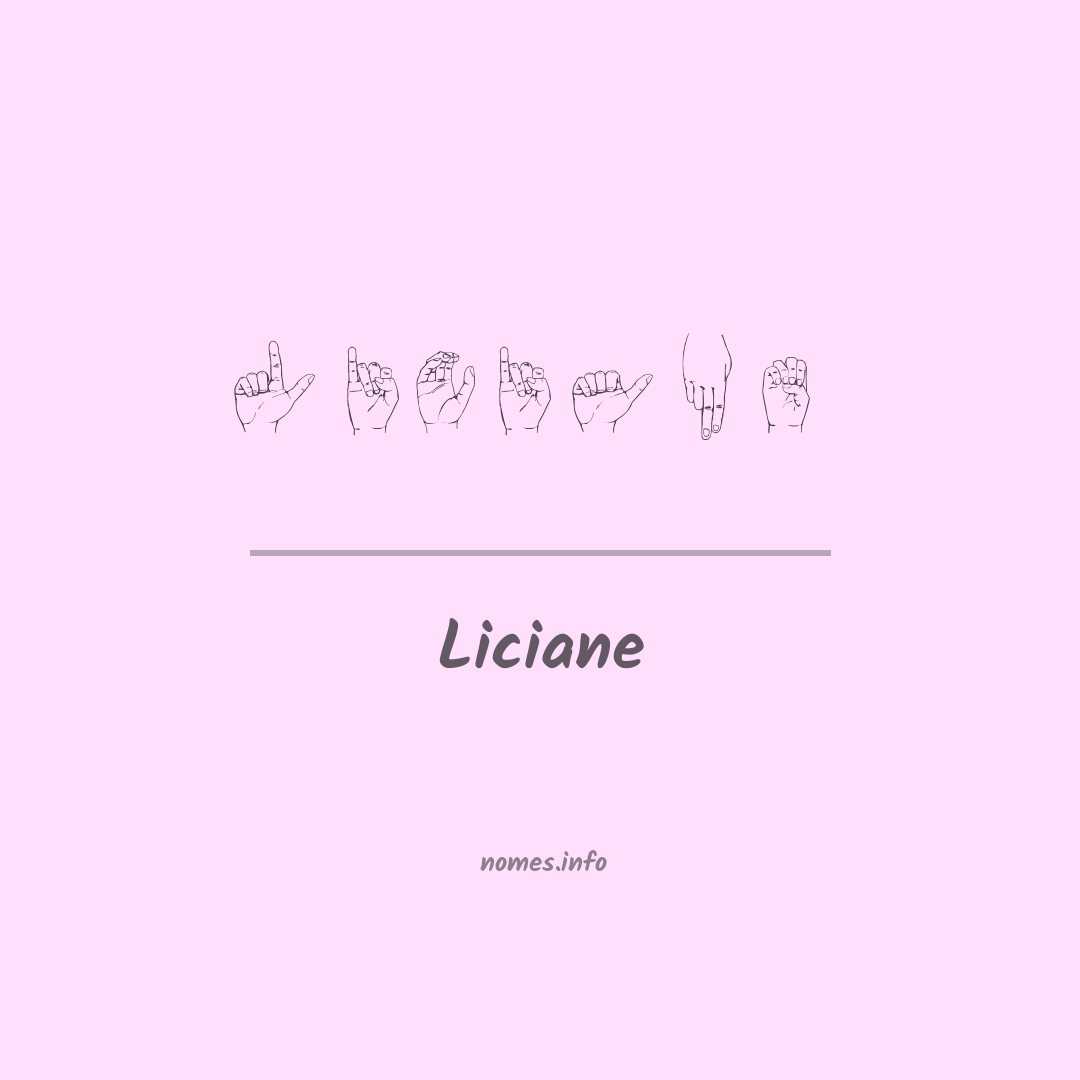 Liciane em Libras
