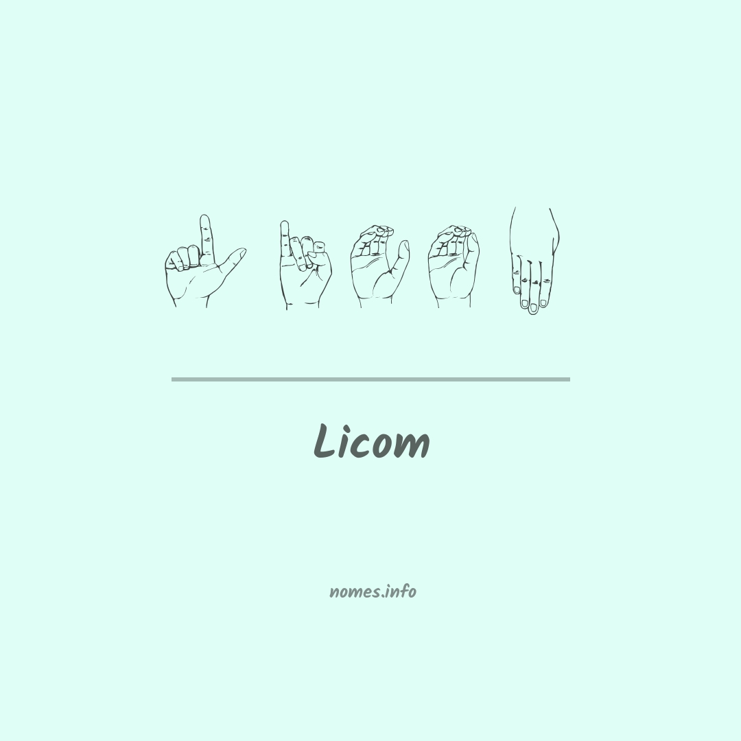 Licom em Libras