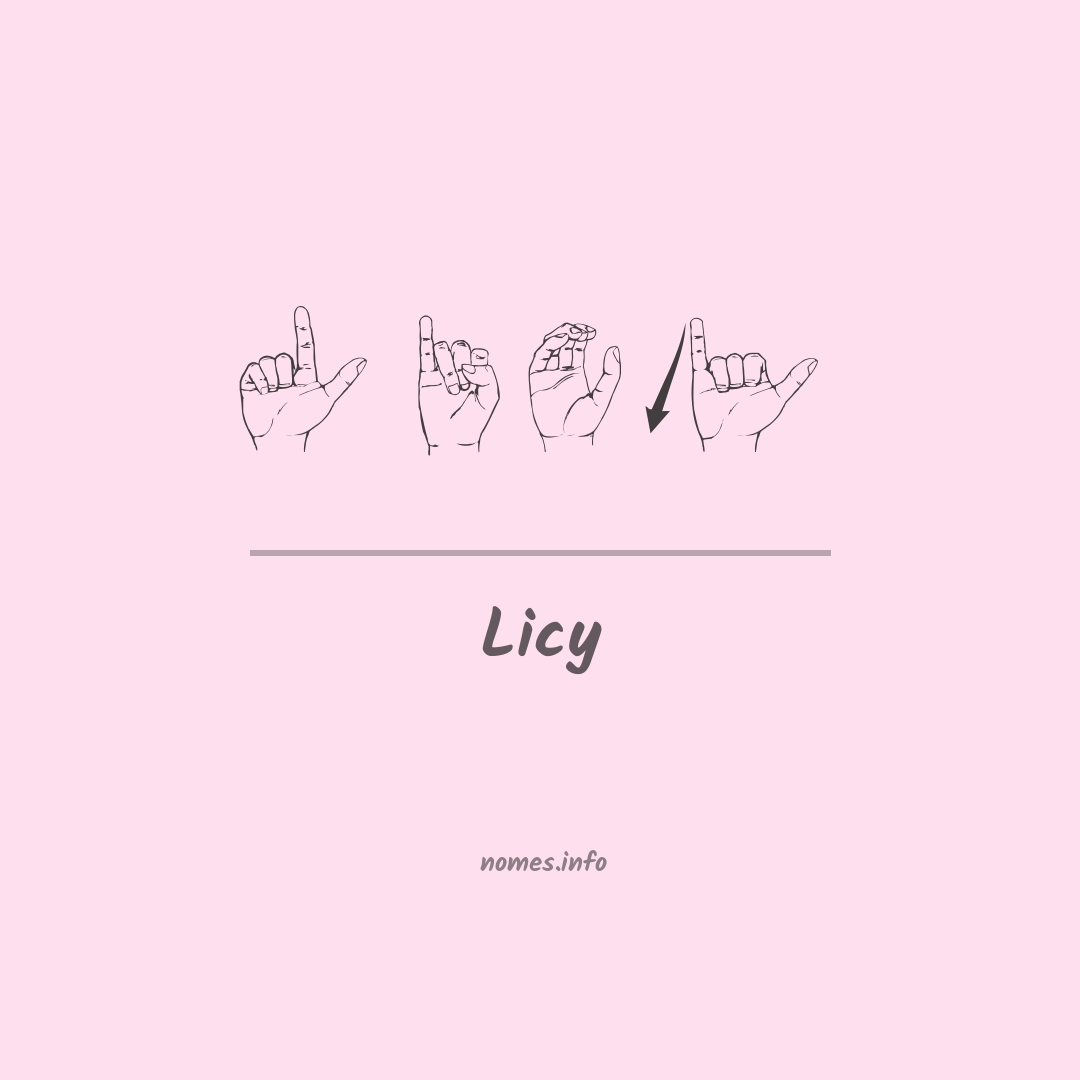Licy em Libras
