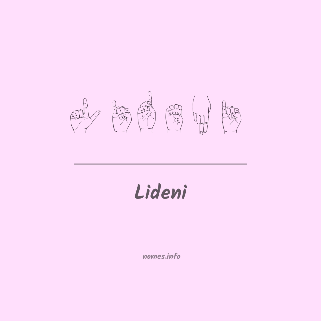 Lideni em Libras