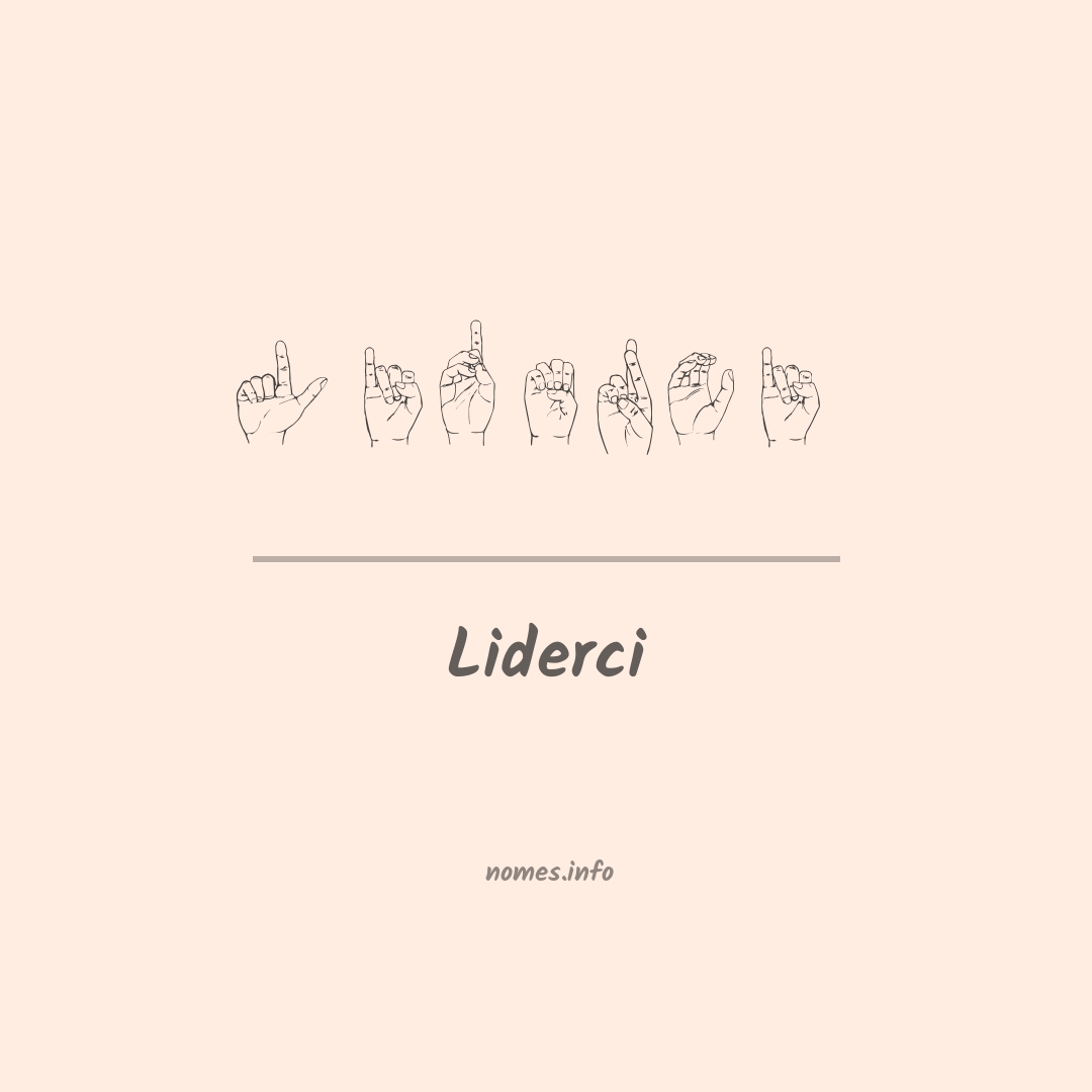 Liderci em Libras